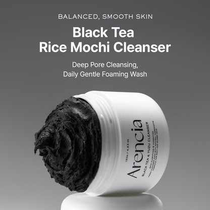 Arencia Black Tea & Yuzu Rice Mochi Cleanser