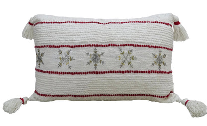 Vibhsa Christmas Decorative Pillow for Holidays 14"x 24"