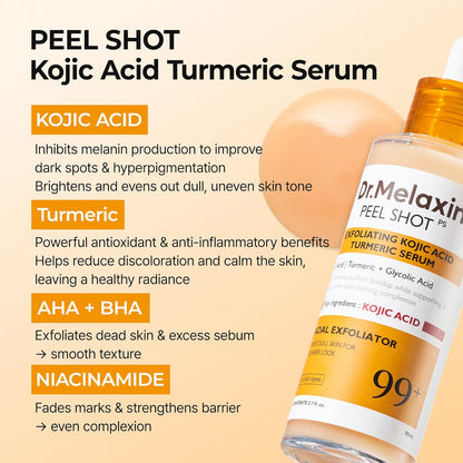Dr. Melaxin Peel Shot Exfoliating Kojic Acid Turmeric Serum