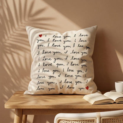 Cushion cover (I love you)