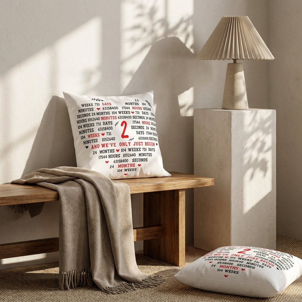Cushion cover (2 years Anniversary)