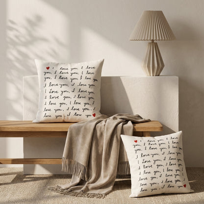 Cushion cover (I love you)