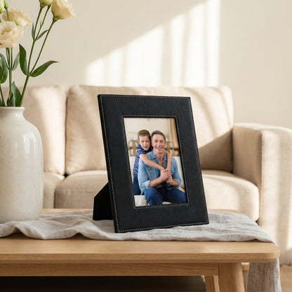Black Leather Frame