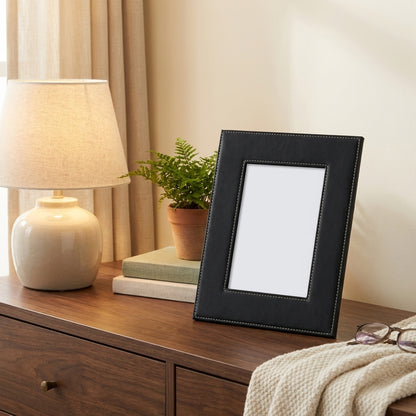 Black Leather Frame