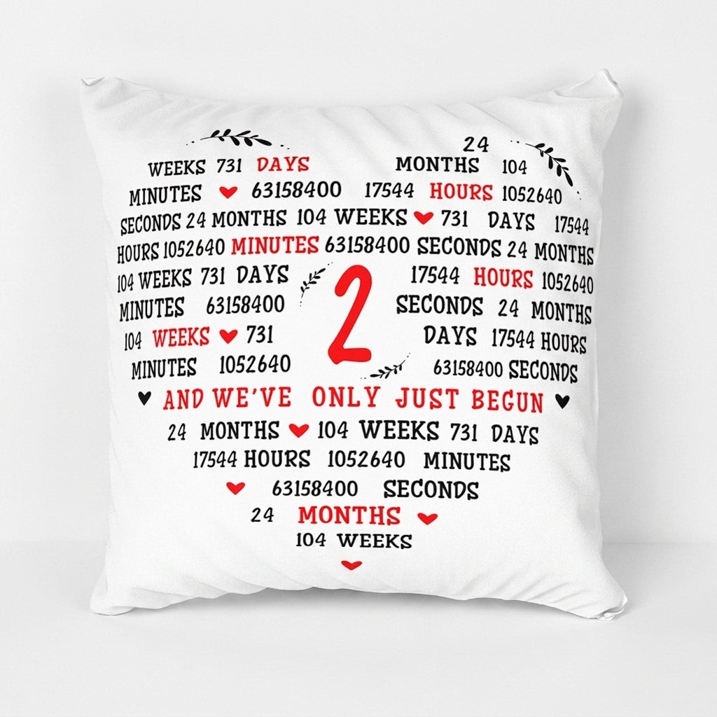 Cushion cover (2 years Anniversary)
