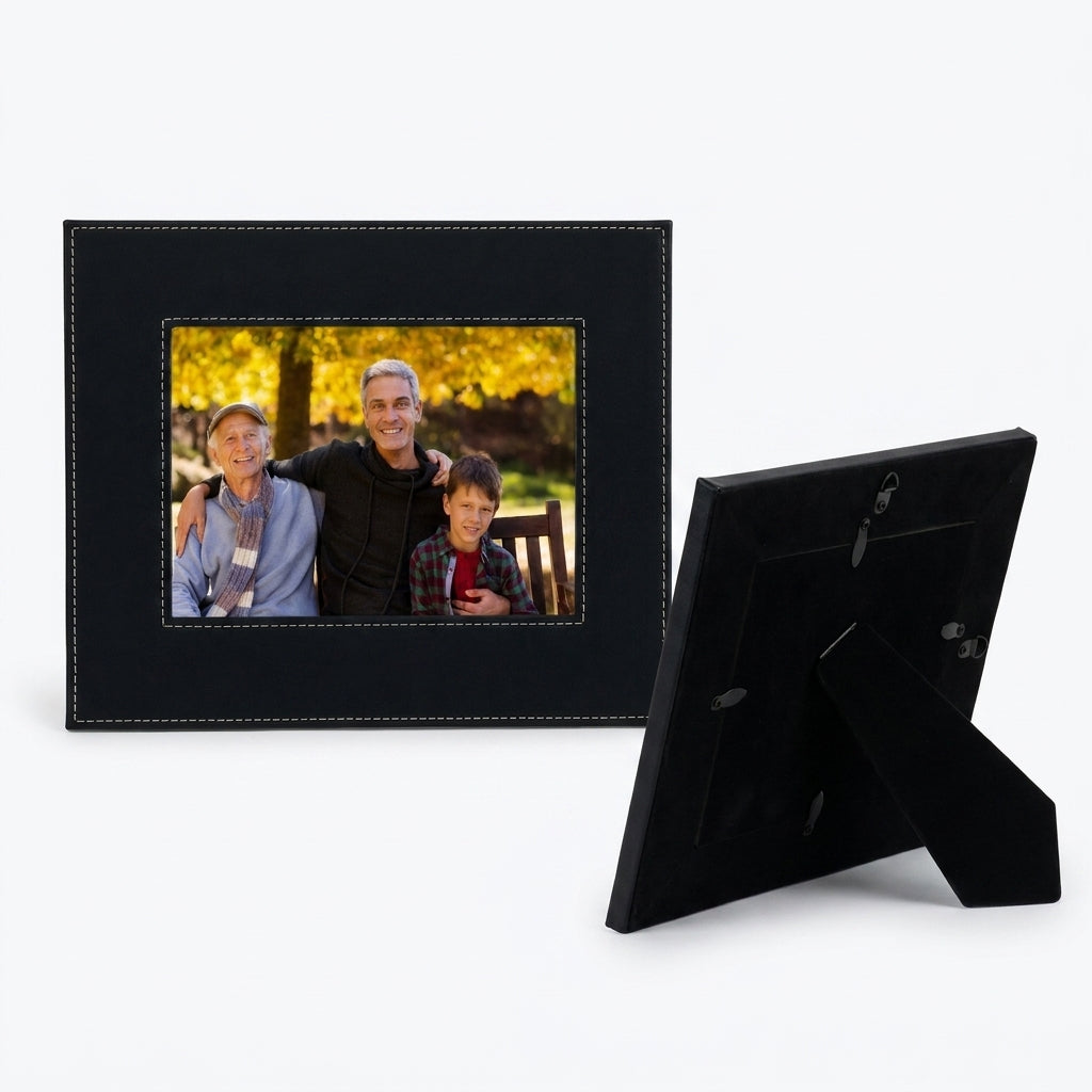 Black Leather Frame
