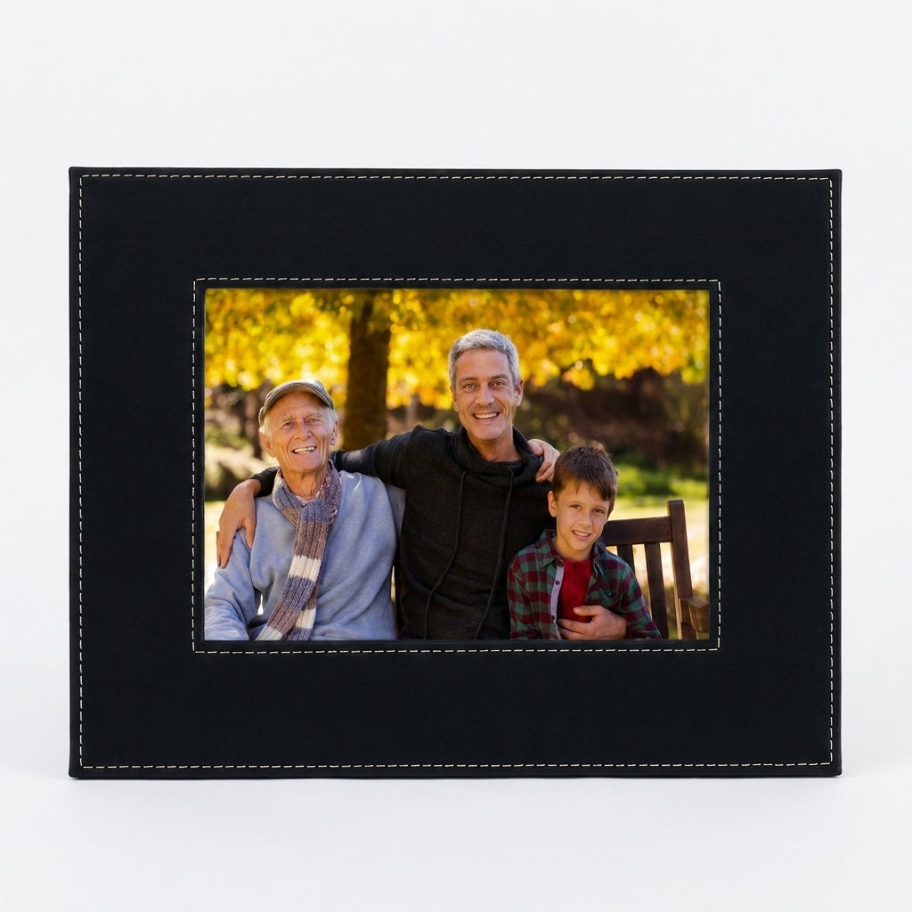 Black Leather Frame