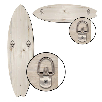 Whale's Harmony Coastal Surfboard Wall Decor