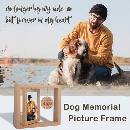 Solid Wood Rotatable Tabletop Picture Frame