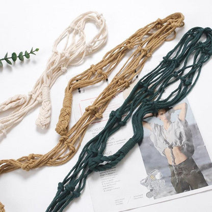 Handmade Woven Tapestry & Tassel Wall Hanging