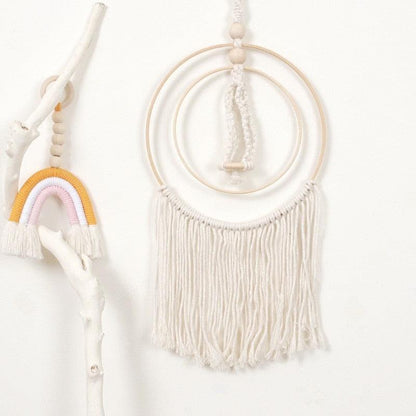 Handmade Woven Tapestry & Tassel Wall Hanging