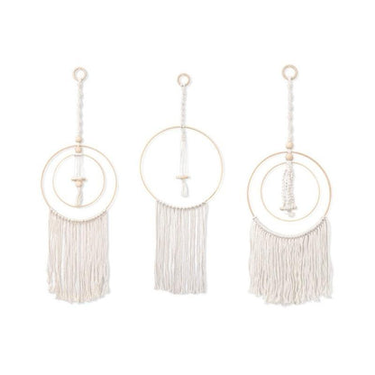 Handmade Woven Tapestry & Tassel Wall Hanging