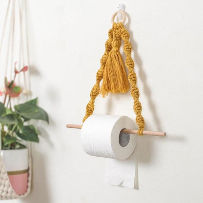 Handmade Woven Tapestry & Tassel Wall Hanging