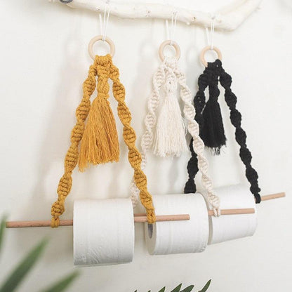 Handmade Woven Tapestry & Tassel Wall Hanging