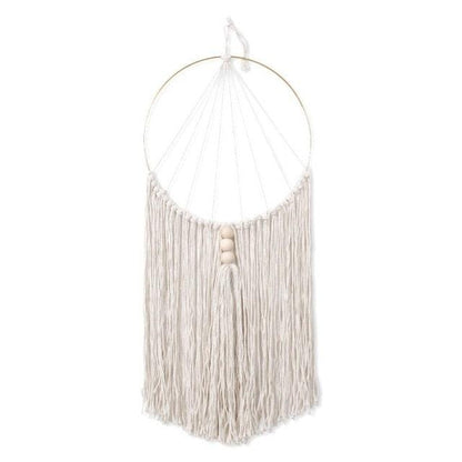 Handmade Woven Tapestry & Tassel Wall Hanging