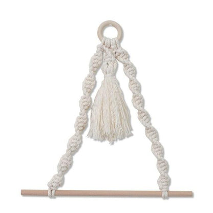 Handmade Woven Tapestry & Tassel Wall Hanging