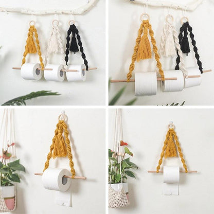 Handmade Woven Tapestry & Tassel Wall Hanging