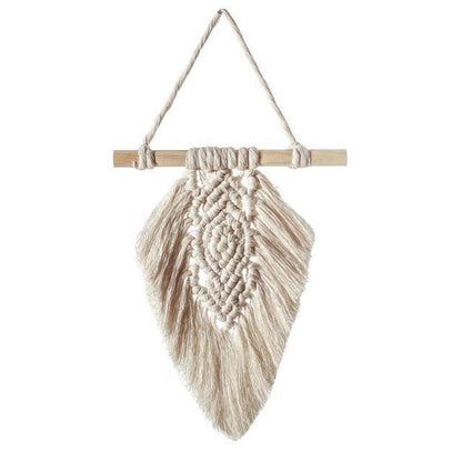 Handmade Woven Tapestry & Tassel Wall Hanging
