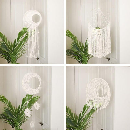 Handmade Woven Tapestry & Tassel Wall Hanging