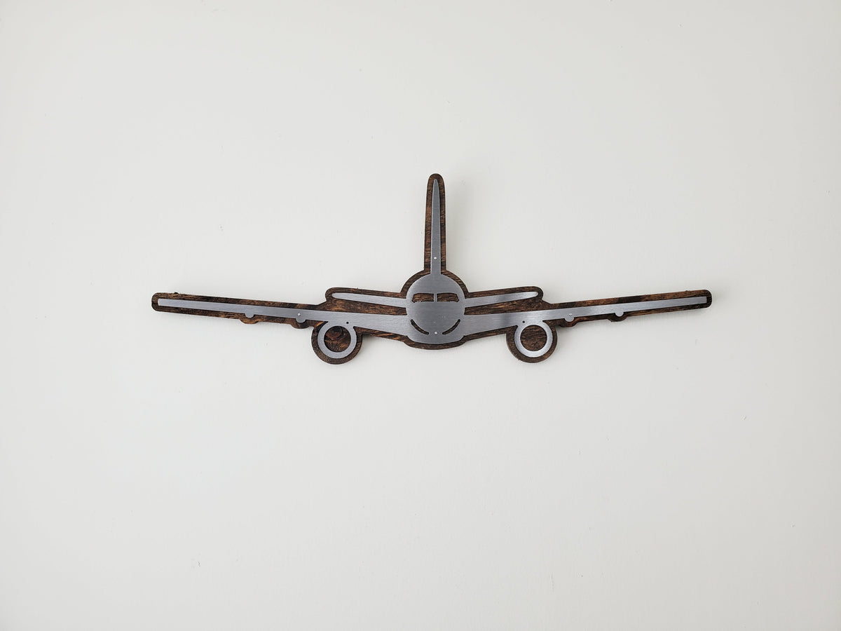 Boeing 757 Silhouette Wall Plaque Gift