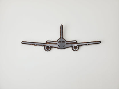 Boeing 757 Silhouette Wall Plaque Gift