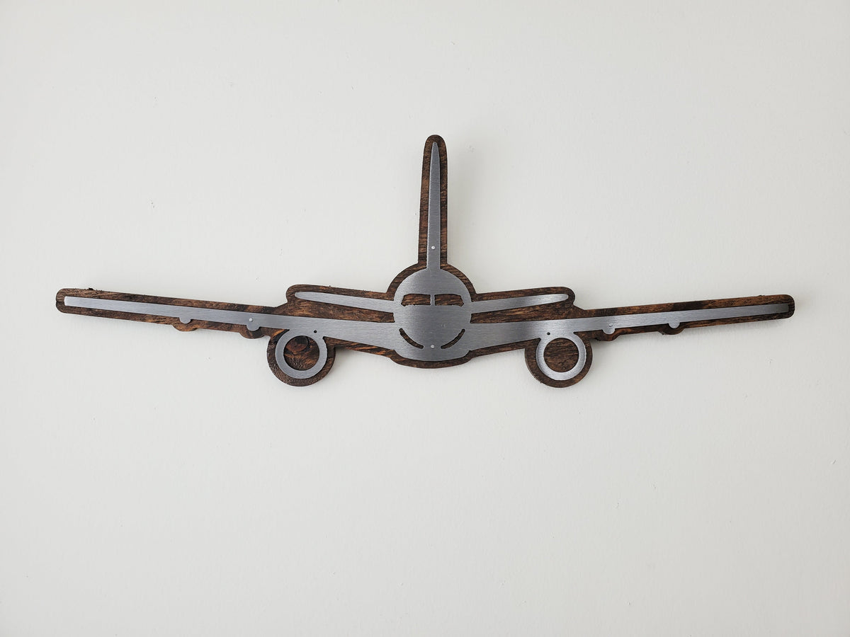 Boeing 757 Silhouette Wall Plaque Gift