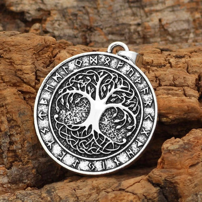 Norse Viking Tree of Life Pendant Necklace