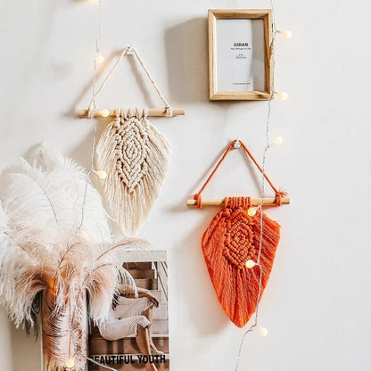 Handmade Woven Tapestry & Tassel Wall Hanging