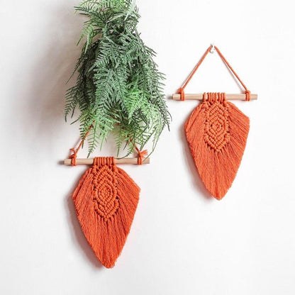 Handmade Woven Tapestry & Tassel Wall Hanging