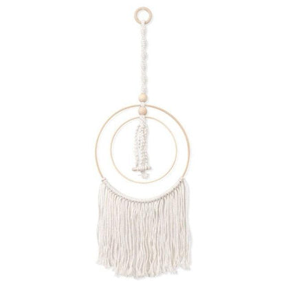 Handmade Woven Tapestry & Tassel Wall Hanging