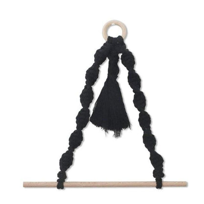 Handmade Woven Tapestry & Tassel Wall Hanging
