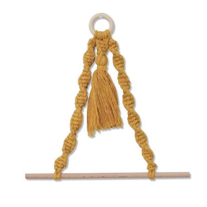 Handmade Woven Tapestry & Tassel Wall Hanging