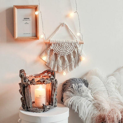 Handmade Woven Tapestry & Tassel Wall Hanging