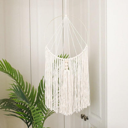 Handmade Woven Tapestry & Tassel Wall Hanging