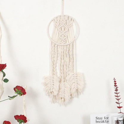 Handmade Woven Tapestry & Tassel Wall Hanging
