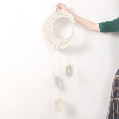 Handmade Woven Tapestry & Tassel Wall Hanging