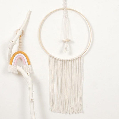 Handmade Woven Tapestry & Tassel Wall Hanging