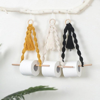 Handmade Woven Tapestry & Tassel Wall Hanging