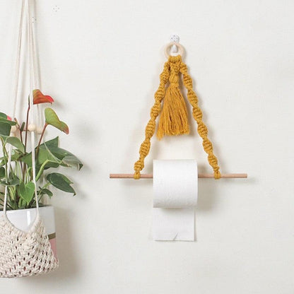 Handmade Woven Tapestry & Tassel Wall Hanging